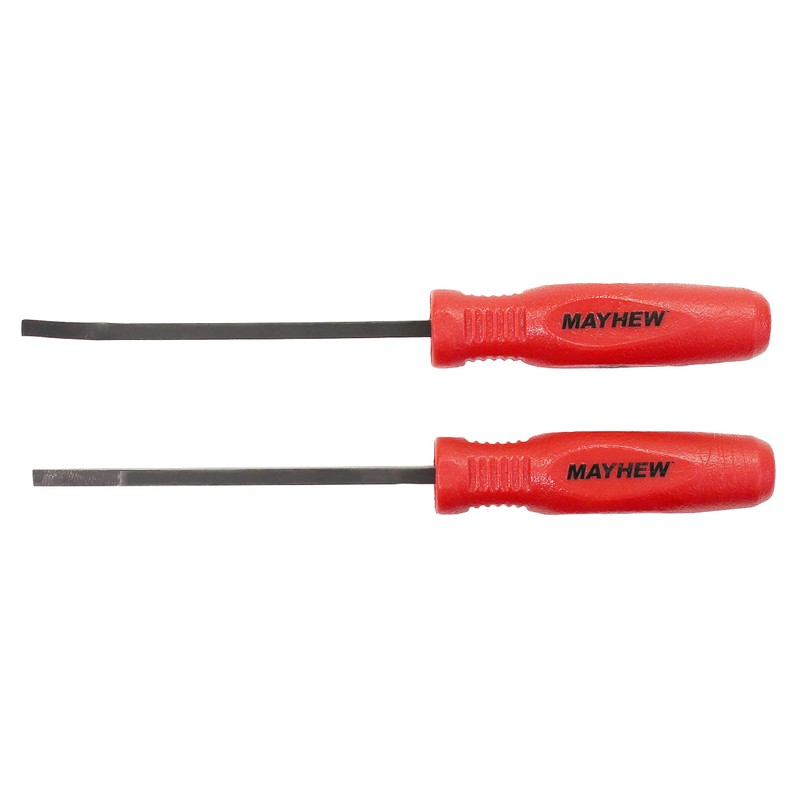 Mayhew Tools 31092 Mini Pry Bar, 2-Piece Set, Red