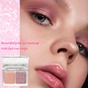 Pink Eyeshadow Palette,2 Colour Highly Pigmented Matte Shimmering Eye Shadow