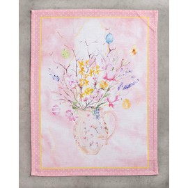 Maison d' Hermine Geschirrtuch, 100% Baumwolle Set von 3, Oster-Küchentuch, sehr saugfähig, vielseitig einsetzbar, für Zuhause, Hochzeit, Restaurant, Easter Zest – Frühling/Sommer(50 cm x 70 cm)