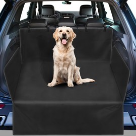 Aonext Dog Boot Protector Quilted with Sides and Bumper Protection, Dog Bed Boot Waterproof and Scratch-Resistant, Universal Dog Blanket Car Boot