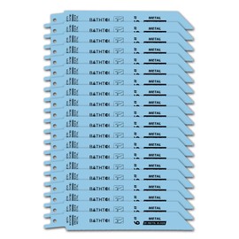 20 Pack 6 Inch 18 Tpi Reciprocating Saw Blades with 8% Cobalt for Longer Life and Faster Cutting Speed, Bi-Metal Sawzall Blades for Sheet Metal, Metal Pipes, PVC Plastic, Profiles Cutting