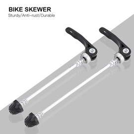 Pincho de liberación rápida, pincho de bicicleta de aleación ultraligera 2 piezas Juego de eje trasero delantero Pincho de eje Pincho de bicicleta Pinchos de bicicleta MTB Bicicleta de carretera