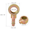 X AUTOHAUX 2pcs 7.5mm ID Hose Nozzle 14mm Banjo Fitting