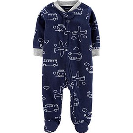 Carter's Baby Clothes Boys' 1 Pc Cotton 321g271 (Newborn, Automobile/Navy)