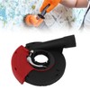 5 In Power Grinding Dust Shroud Iron PA66 Red Black