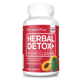 Suplemento Herbal Detox Health Plus Limpieza 10 Días 40 Cápsulas