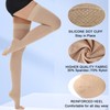 Ailaka Thigh High Medical Compression Stockings for Women Men, Open