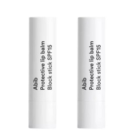 Abib 아비브 립밤 프로텍티브 블록 스틱 보습 입술 각질 X2 Abib Lip Balm Protective Block Stick Moisturizing Lip Peeling X2