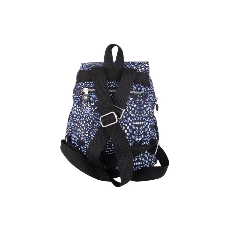 Valita Womens Lightweight Medium Patterned Work/Travel Backpack/Rucksack - Grey White