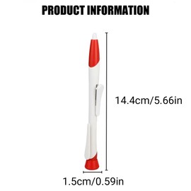 AIMALL 2PCS Pet Tick Removal Pen, Flea Clip for Dogs and Cats, Easy Lice Removal Tool, Ergonomic Design, 5.66 inches Long