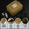 bvya Tactical Molle EDC Pouch Multi-Purpose Admin Pouch Water-Resistant Compact