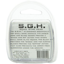 G5 Outdoors Small Game Head 100 gr. 1 pk, Silver, One Size