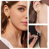 5 Pairs Bow Earrings, Stainless Steel Bow Stud Earrings, Gold