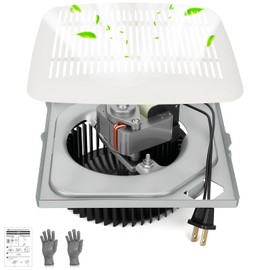 Upgraded QK60 Bathroom Exhaust Fan Replacement – Quiet 2.5 Sone, 60 CFM High Airflow, Quick Install, Fits Models 693, 670-G/J/H, 671-G/J/H, 688-G/J/H/K, 689-G/J/K, 695-R01/R02/R03, 696N-R01/R02/R03