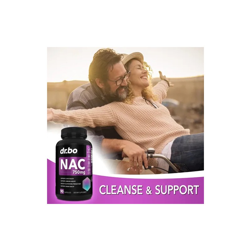 Dr Bo Suplemento Nac 750mg Detox Hígado Pulmones 90 Cápsulas