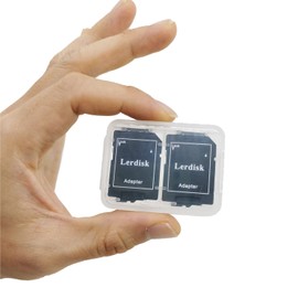 Lerdisk Factory Wholesale Tarjeta Micro SD de 16 GB U1 Paquete de 6 pulgadas a granel Micro SDHC C10 UHS-I con adaptador SD producido por licenciado autorizado (16 GBX6)