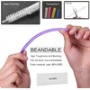 ALINK 10 Pieces 10.5 Inch Reusable Plastic Straws without BPA,