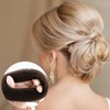 Donut Bread Maker Hair Bun Maker 7 Pieces Brown Ring