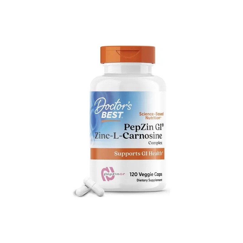 Zinc-l-carnosina 120 Caps Veg Frmula Con Pepzin Gi Sin Sabor