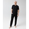 Cozy Earth Men’s Stretch-Knit Pajama Pants with Elastic Drawstring Waist