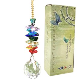 Butterfly Suncatcher, Window Crystal Hanging, Sympathy Gifts for Grieving Friends…