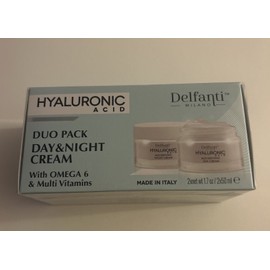 Delfanti Milano Hyaluronic Acid Duo Pack Day & Night Cream w/ Omega 6 & Vitamins