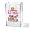 Vgrti Makeup Queen Acrylic Makeup Brush Organizer Holder, Makeup Queen