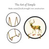 MADOCEGO 2 PACK Gold 6 Inch Display Easel Plate Stand