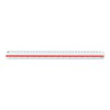 Aristo Engineering Triangular Three-Edged Scale 30 cm White Plastic