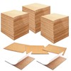 150 Pcs self Adhesive Cork Coasters Bulk,4"x 4" Coaster Bottoms