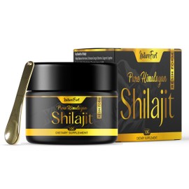 Nature Fort Shilajit, Organic Himalayan Shilajit Resin 30g C Rich in Fulvic Acid & 85+ Essential Minerals, Boosts Energy, Stamina & Immune Health, 100% Pure, Vegan-Friendly, Lab-Tested for Quality