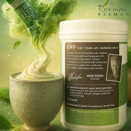 Primal Kitchen Matcha Keto Latte Collagen Peptides Powder Sugar Free Supplement