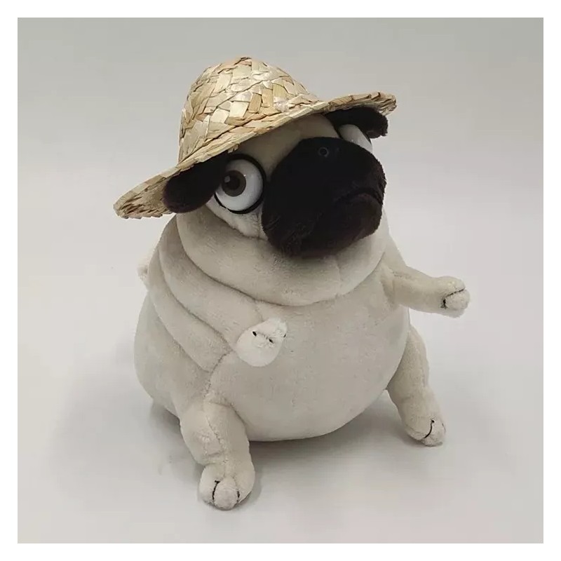 Jextech Perro De Peluche Pug Divertido Tierno Doug Los Mitchell