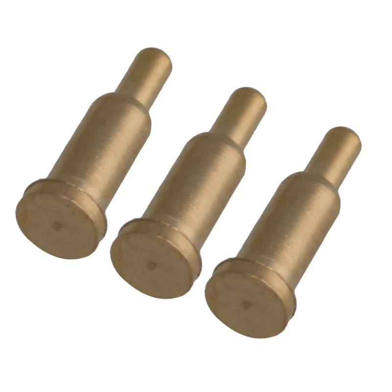 Yibuy Copper Current Pogo Pins Probe Golden 2mm Dia 6mm