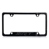Dodge SRT Black Solid Metal License Plate Frame Tag Holder