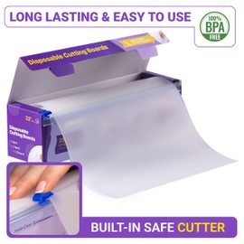 Disposable Plastic Cutting Board Sheets for BBQ & Camping – Large Flexible Chopping Boards – Cutting Mats for Kitchen and Outdoor