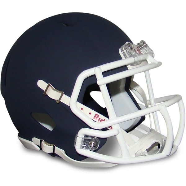 Matte Navy Blue with White Mask Blank Riddell Revolution Speed