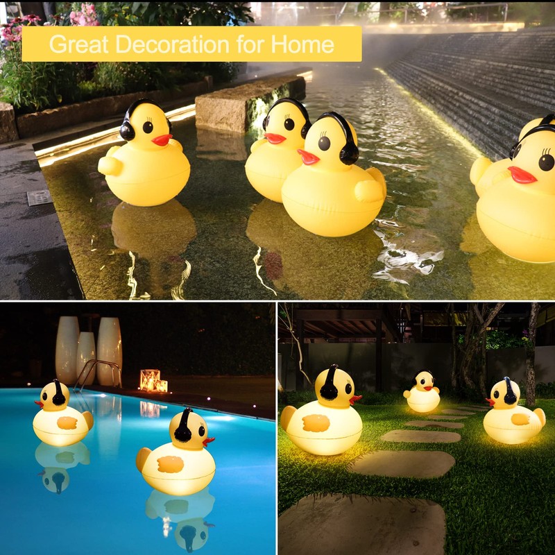 Floating Solar Pool Lights, 16 inch Waterproof Pool Lights that