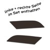 Fog lamp daytime running lights foils set tint film stickers,