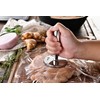 Meat Pounder Tenderizer - Solid Cast Stainless Steel Round Chicken