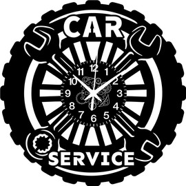 Instant Karma Clocks | Wall Clock | Car Service | Workshop | Mechanical Car Repairs
