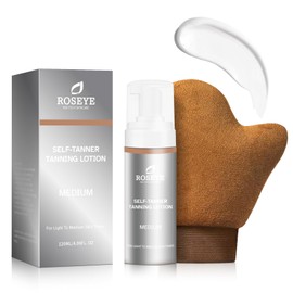 Generic Self Tanner, Lotion for Natural Glow - Lightweight, Streak-Free Sunless Tan with Aloe Vera & Coconut Oil, Quick-Dry Moisturizing Formula for All Skin Tones (4.06 Fl oz)