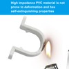 Jiozermi 10 Pcs White 3/4 Inch PVC Pipe Clamps, 2