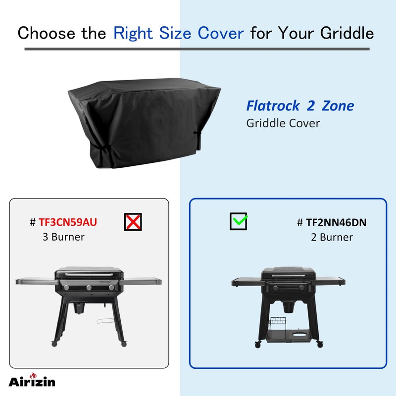 Full-Length Grill Cover for Traeger Flatrock 2-Burner Zone Grill,for Traeger
