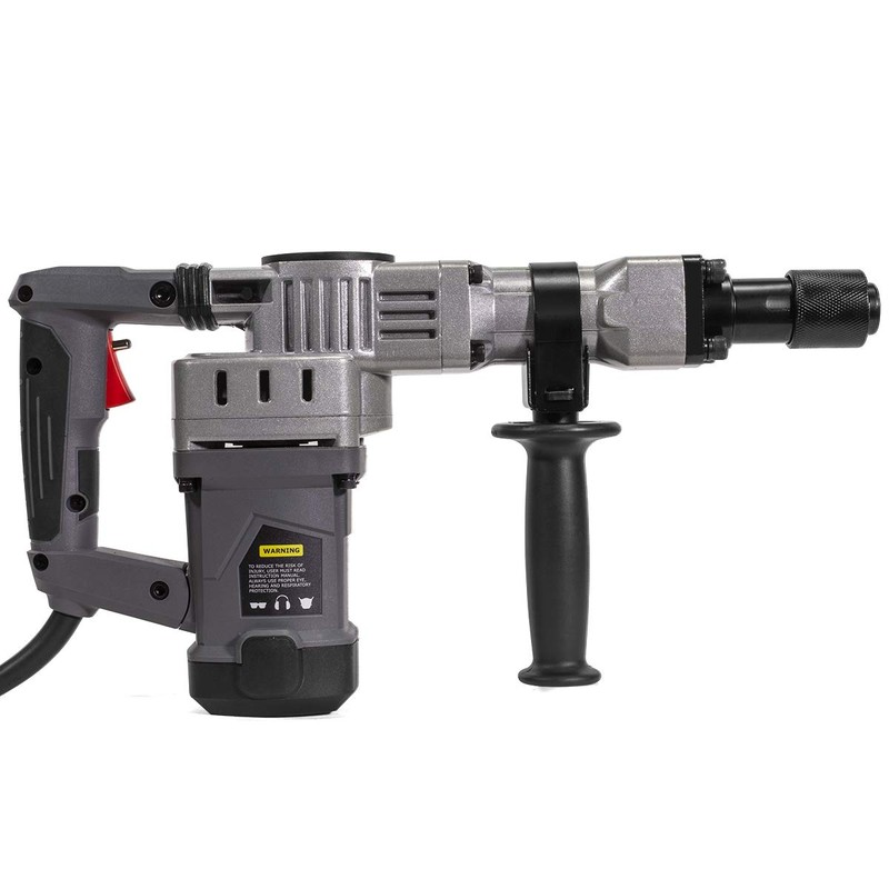 XtremepowerUS 1400W Demolition Electric Jack Hammer Concrete Breaker Trigger Lock