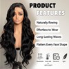 FABÉLLE 26Inch Body Wave Natural Black 13×6 Lace Front Wigs
