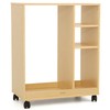 VISWIN Art Cart Organizer, Solid Beechwood Art Supply Storage Organizer
