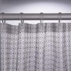 Sealskin Hammam Shower Curtain, PEVA, Silver, 180 x 200 cm