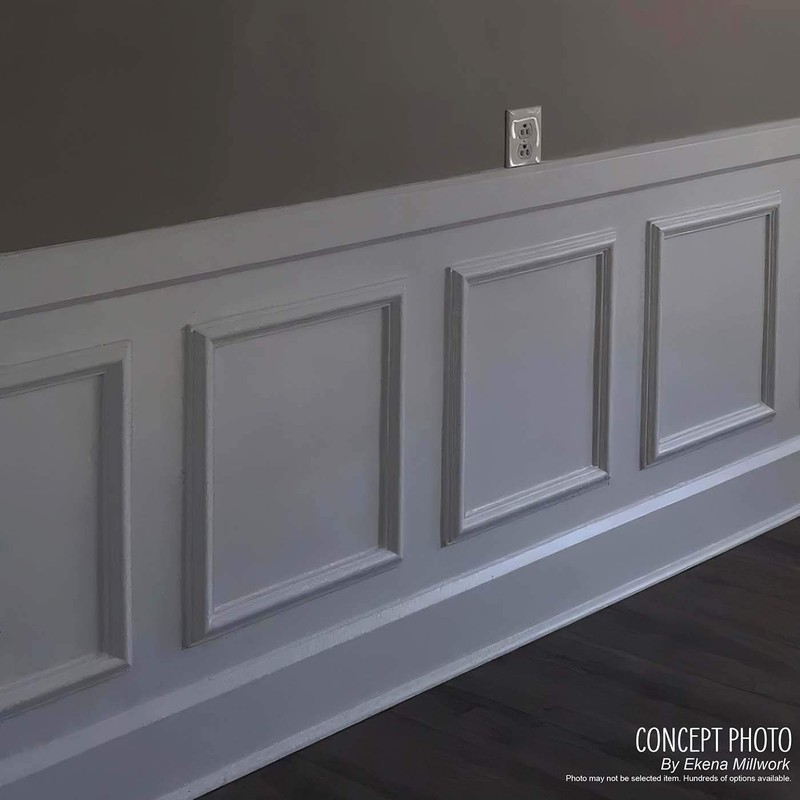 Ekena Millwork PNL12X24AS-01 12"W x 24"H x 1/2"P Ashford Molded