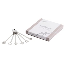 Sambonet New Portafortuna Edelstahl 6 Cucchiaini